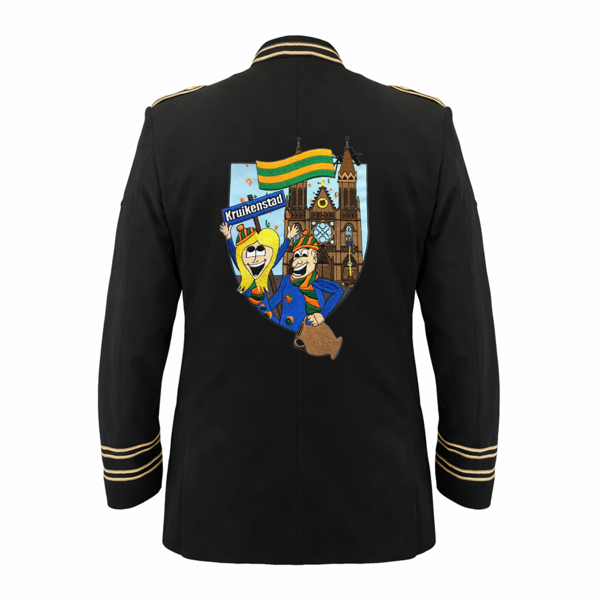 Uniform kruikenstad jasje met emblemen