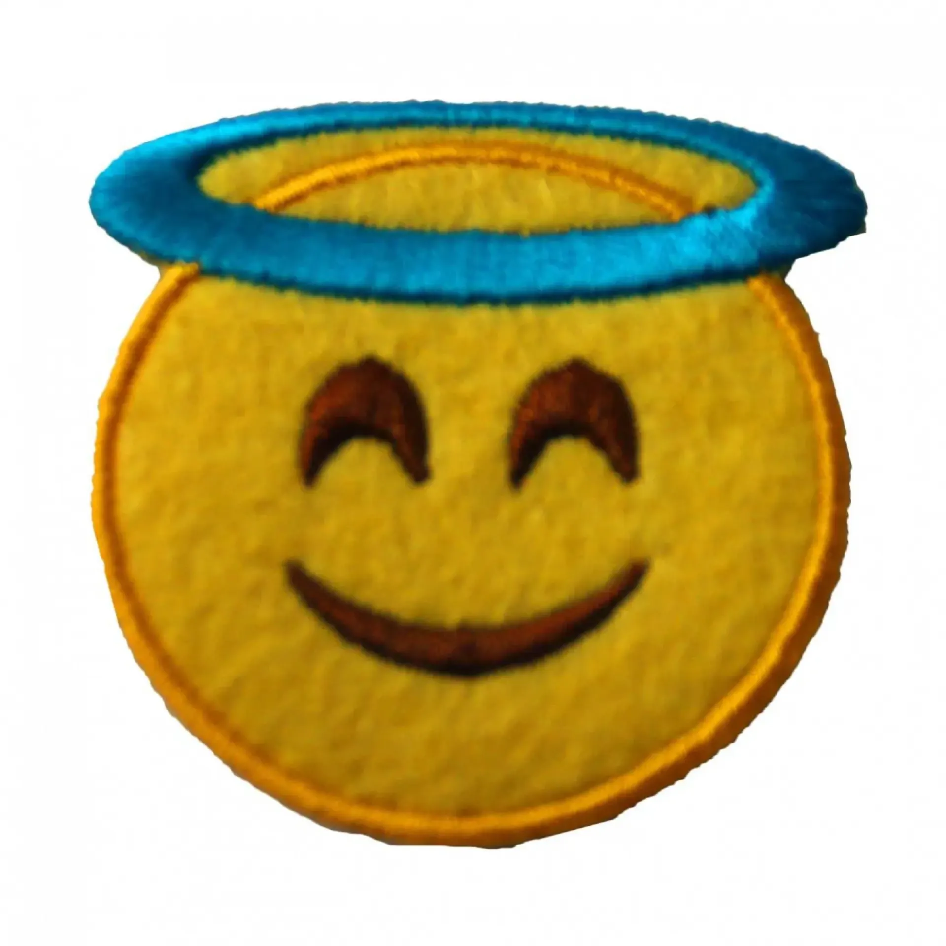 Emoji embleem engeltje.