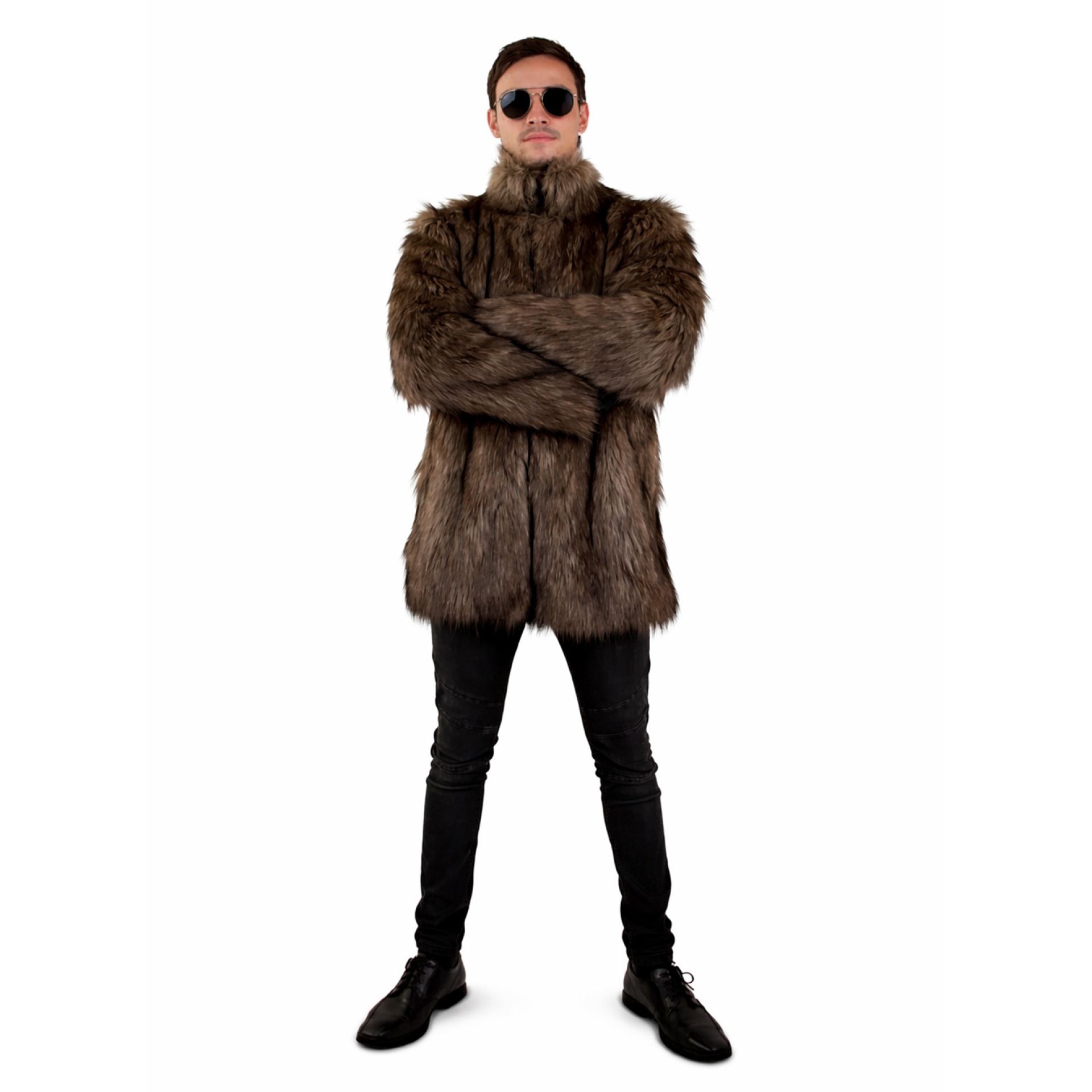 Bontjas heren - lang haar