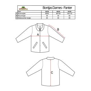 Matentabel Bontjas Dames - Panter