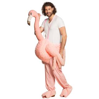 carry me flamingo kostuum man