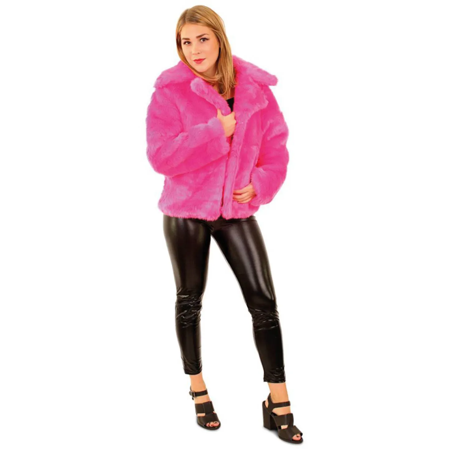 Bontjas carnaval roze.
