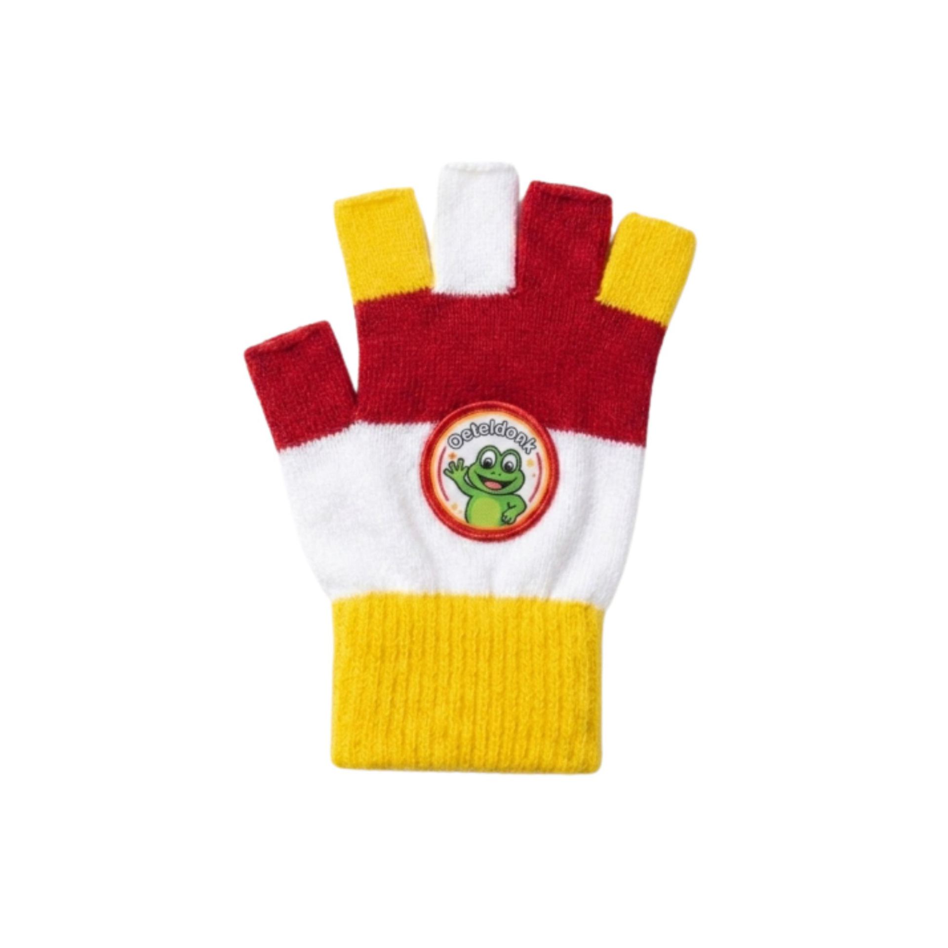 Handschoenen oeteldonk kikker closeup