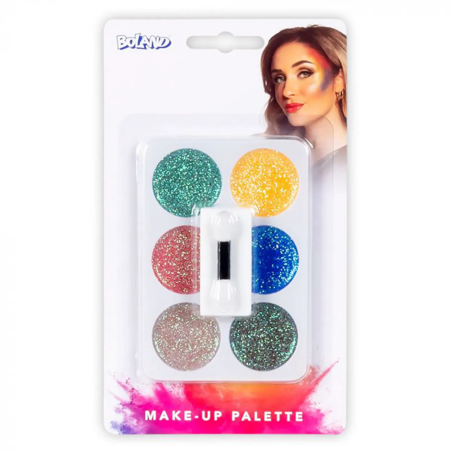 Set makeup palette glitter.