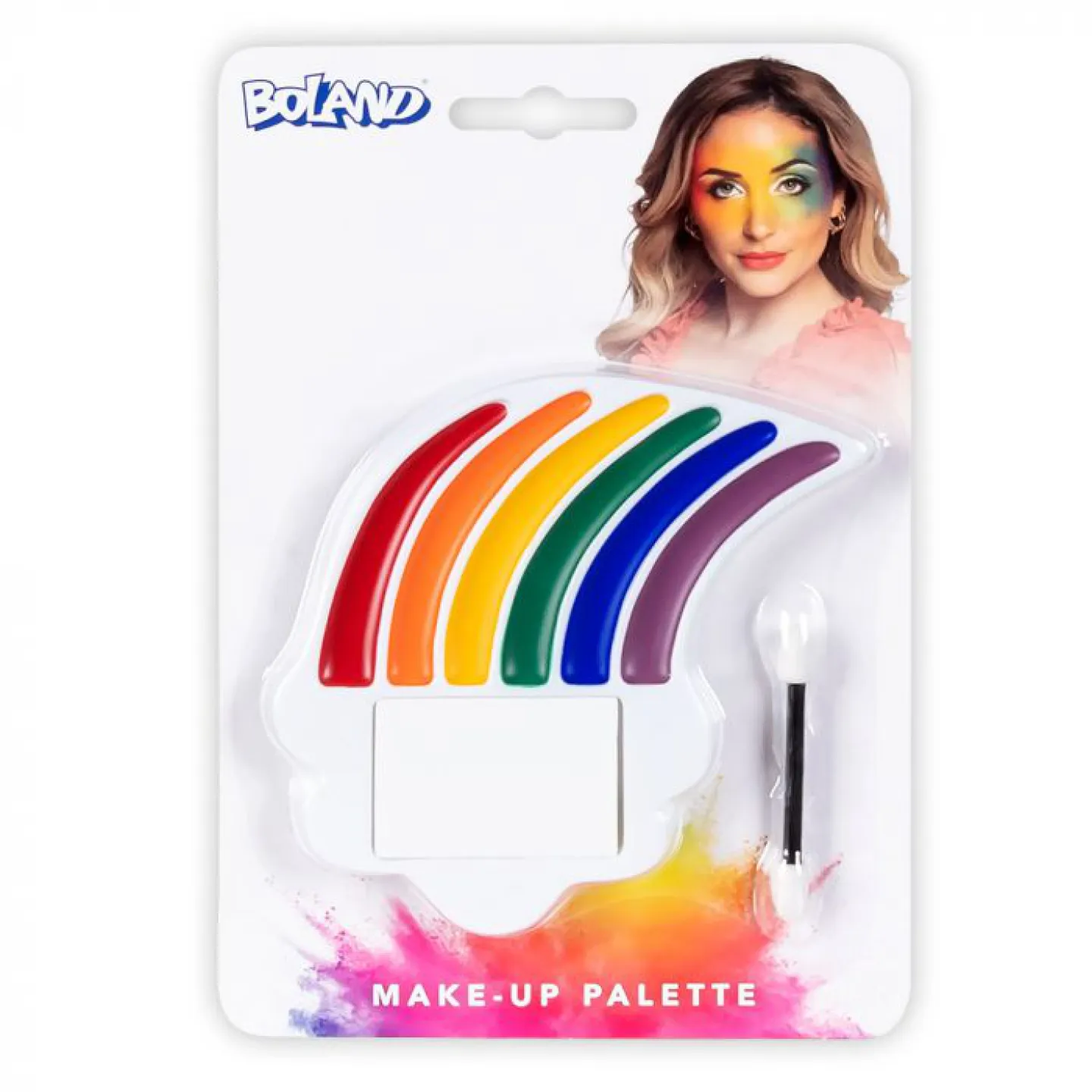 Set makeup palet regenboog.