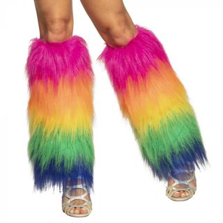 beenwarmers pluche regenboog