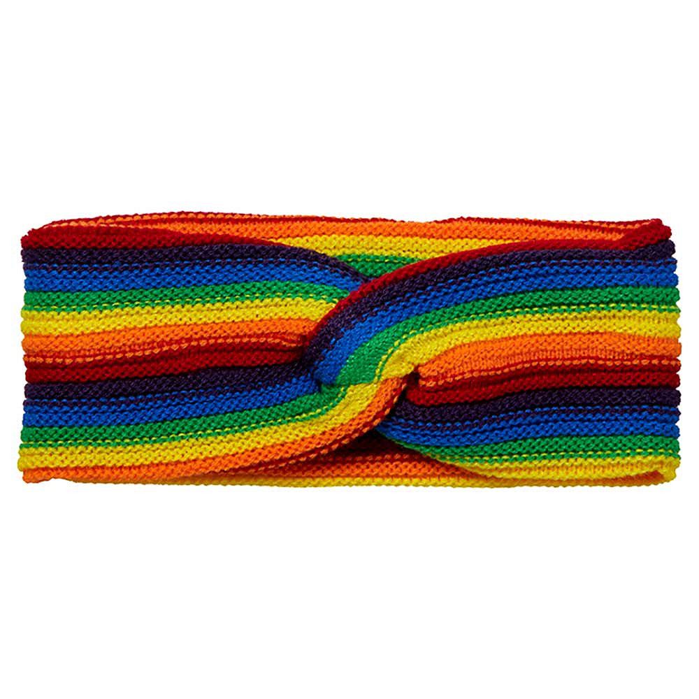 gebreide haarband regenboog kopen