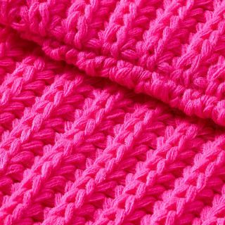 Cirkelsjaal gebreid roze kopen