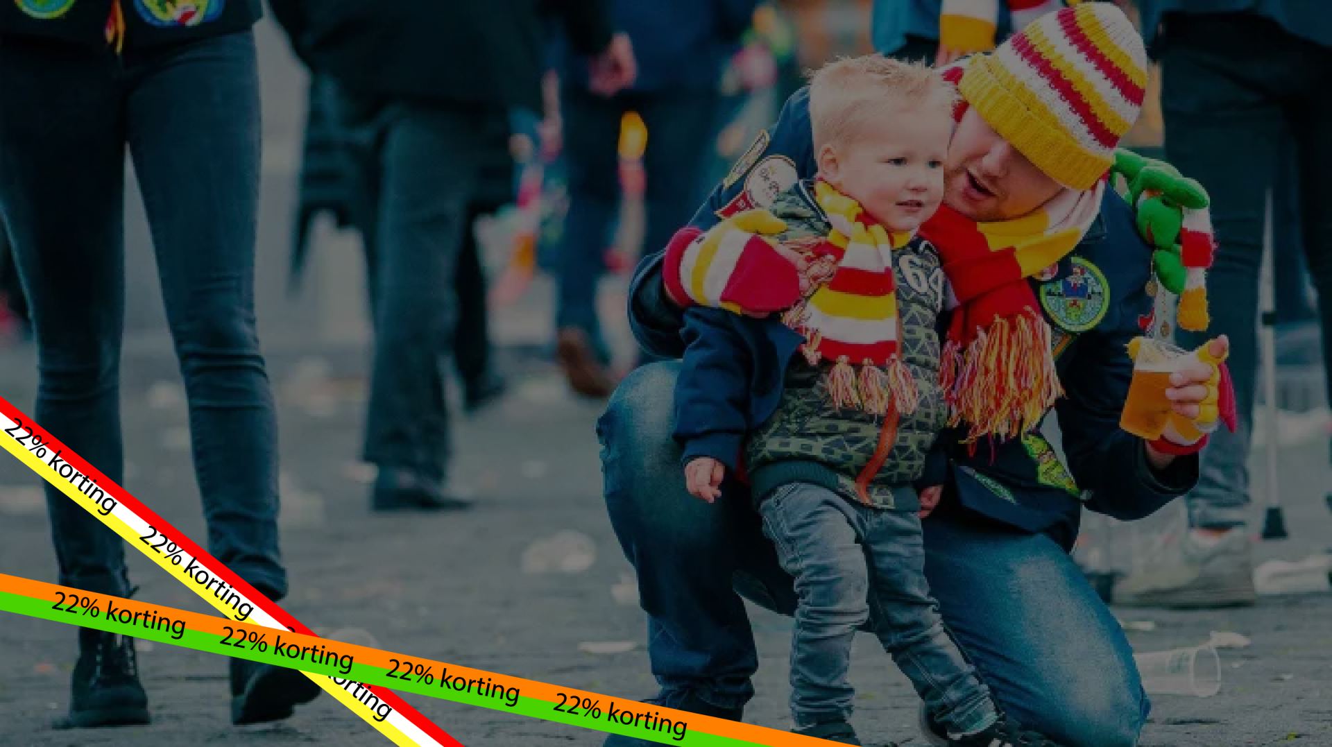 11 + 11 = 22% korting op alles