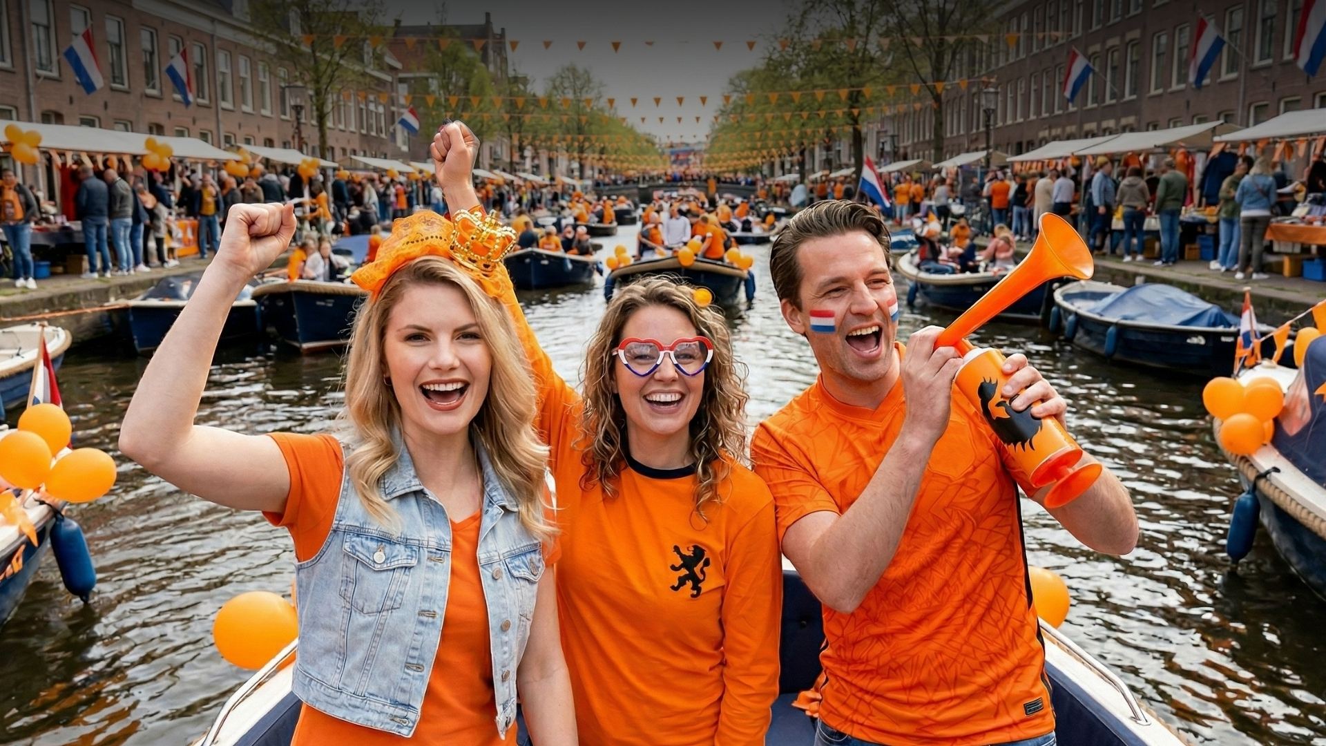 Vier koningsdag in stijl