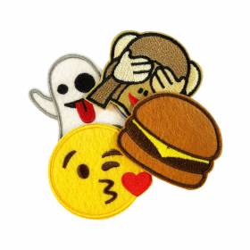 Emoji emblemen erg leuk te combineren met uw Oeteldonk emblemen!